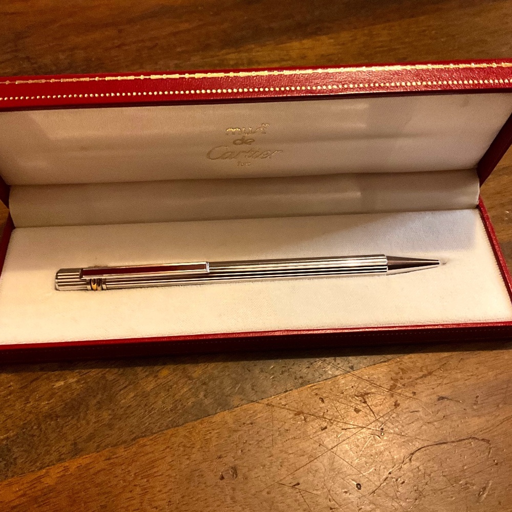 Must de Cartier Luxury Pen w/ Signature Cartier Red Box